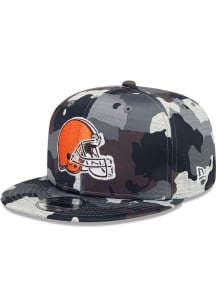 New Era Cleveland Browns Grey 2022 Training Camp 9FIFTY Mens Snapback Hat
