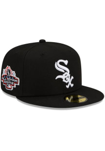 New Era Chicago White Sox Mens Black Patch Up 59FIFTY Fitted Hat