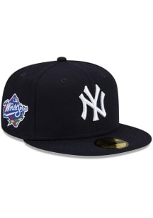 New Era New York Yankees Mens Navy Blue Patch Up 59FIFTY Fitted Hat