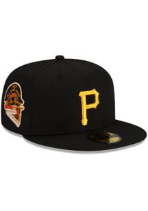 New Era Pittsburgh Pirates Mens Black Patch Up 59FIFTY Fitted Hat