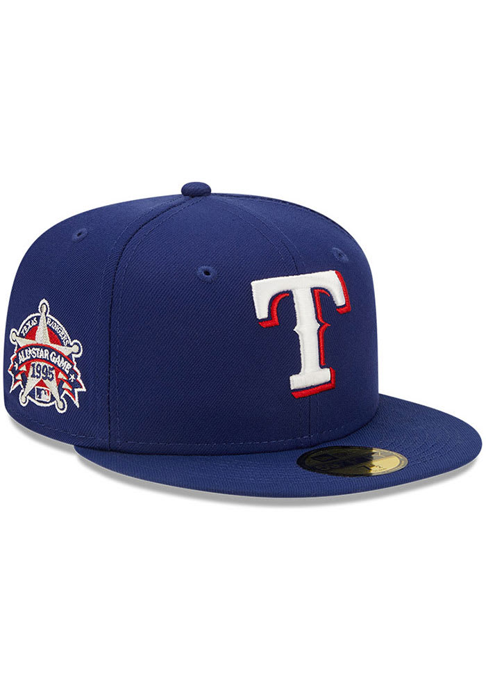 Texas Rangers 5950 TEXRAN BLACK DARK ROYAL Black New Era Fitted Hat