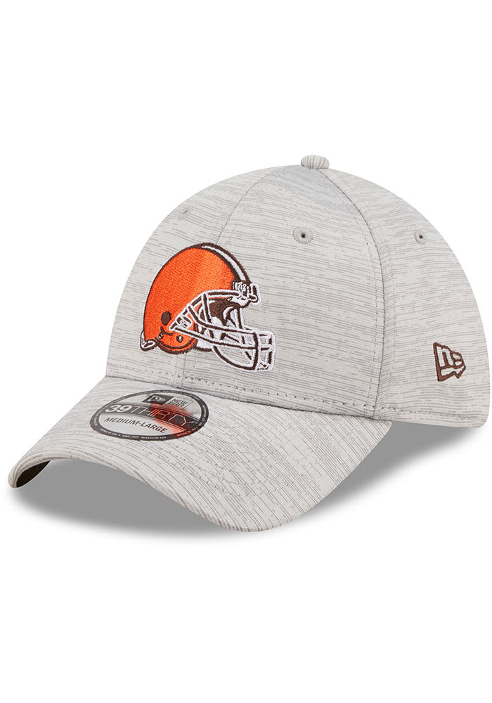 New Era Cleveland Browns Mens Grey Distinct 39THIRTY Flex Hat