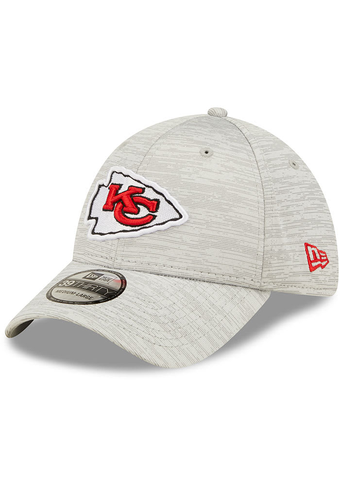 New Era Kansas City Chiefs Mens Grey Distinct 39THIRTY Flex Hat