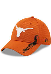 New Era Texas Longhorns Mens Burnt Orange Team Vize 39THIRTY Flex Hat