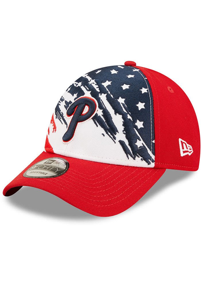 New Era Philadelphia Phillies 2022 4th of July 9FORTY Adjustable Hat - Red