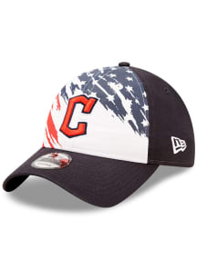 New Era Cleveland Guardians 2022 4th of July 9TWENTY Adjustable Hat - Navy Blue
