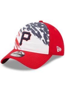 New Era Pittsburgh Pirates 2022 4th of July 9TWENTY Adjustable Hat - Red