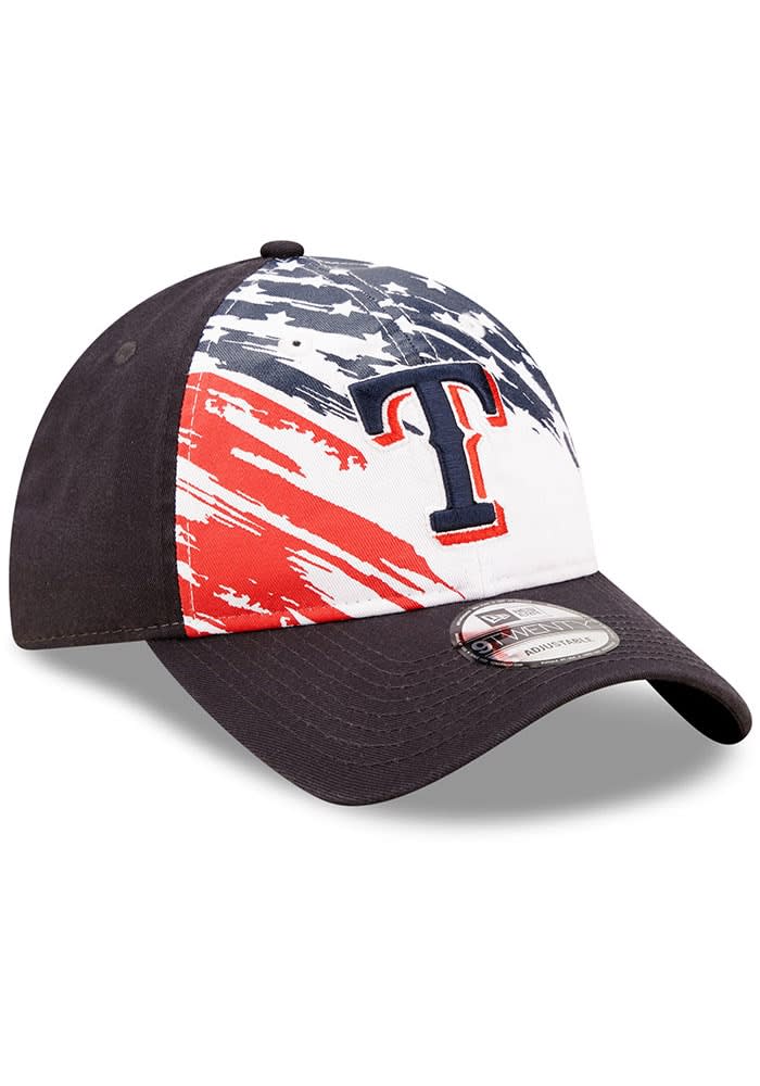 Texas Rangers New Era Brushed Armed Forces T-Shirt - Olive