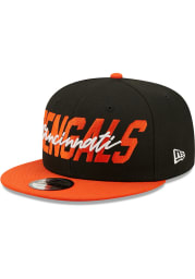 New Era Cincinnati Bengals Black 2022 NFL Draft 9FIFTY Mens Snapback Hat