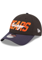 New Era Chicago Bears 2022 NFL Draft 9FORTY Adjustable Hat - Black