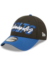 New Era Indianapolis Colts 2022 NFL Draft 9FORTY Adjustable Hat - Black