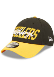 New Era Pittsburgh Steelers 2022 NFL Draft 9FORTY Adjustable Hat - Black