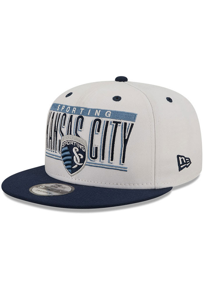 New Era Sporting Kansas City White Retro Title 9FIFTY Mens Snapback Hat