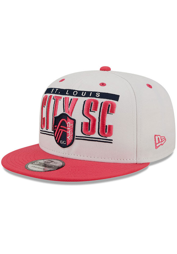 New Era St Louis City SC White Retro Title 9FIFTY Mens Snapback Hat