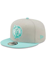 New Era Boston Celtics Silver 2T Tonal Pack 9FIFTY Mens Snapback Hat