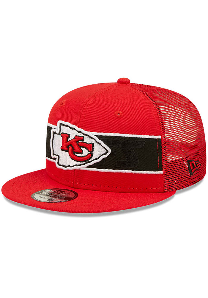 New Era Kansas City Chiefs Red Tonal Band 9FIFTY Mens Snapback Hat