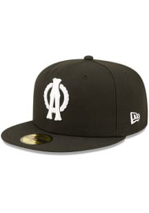New Era Akron RubberDucks Mens Black 2024 MILB Theme Night 59FIFTY Fitted Hat
