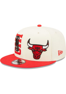 New Era Chicago Bulls White 2022 NBA Draft 9FIFTY Mens Snapback Hat