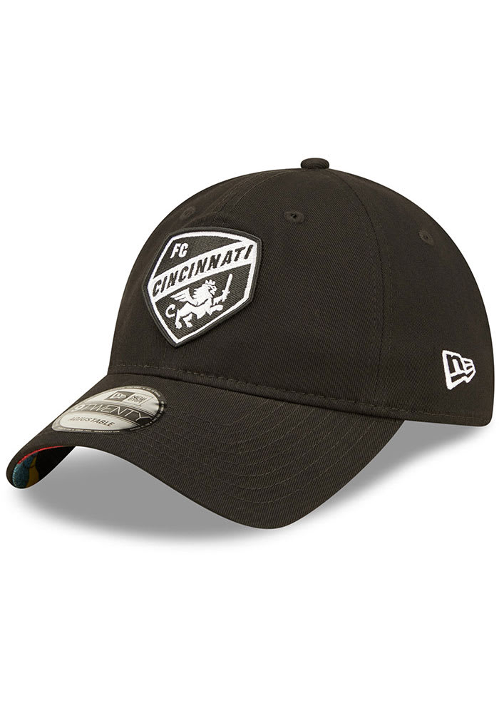 New Era FC Cincinnati MLS 2022 Pride 9TWENTY Adjustable Hat - Black