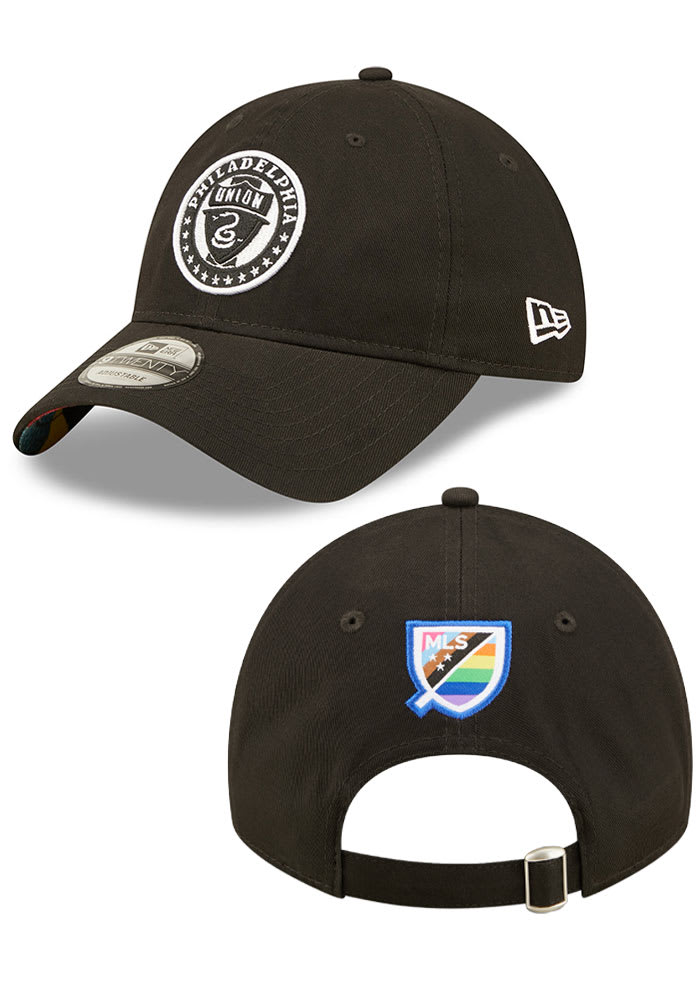 Vegas Golden Knights Team Logo Pride Adjustable Hat - Black