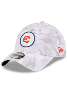 New Era Chicago Fire MLS 2022 Salute to Service 9TWENTY Adjustable Hat - Grey