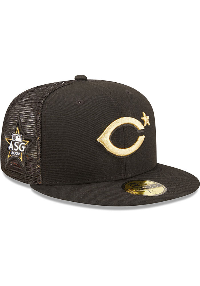 New Era Cincinnati Reds Mens Black 2022 All-Star Game 59FIFTY Fitted Hat