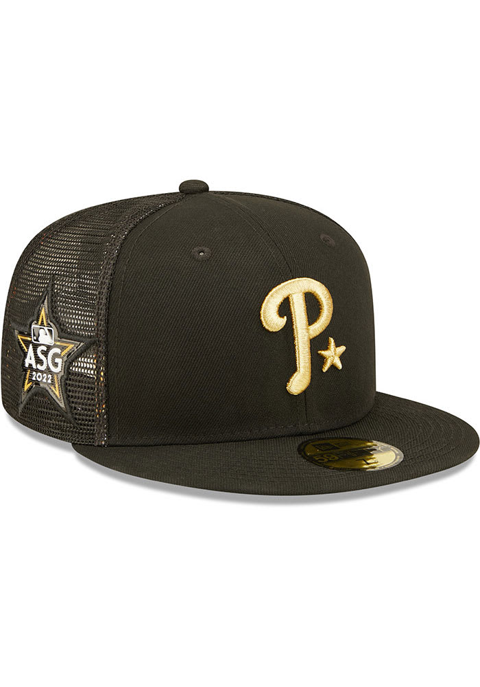 New Era Philadelphia Phillies Mens Black 2022 All-Star Game 59FIFTY Fitted Hat