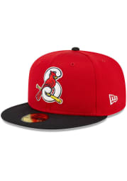 New Era Springfield Cardinals Mens Red MiLB 2022 Batting Practice 59FIFTY Fitted Hat