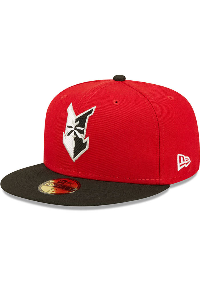 New Era Indianapolis Indians Mens Red MiLB 2022 Authentic Collection Fitted Hat
