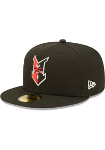 New Era Indianapolis Indians Mens Black MiLB 2022 Authentic Collection Fitted Hat