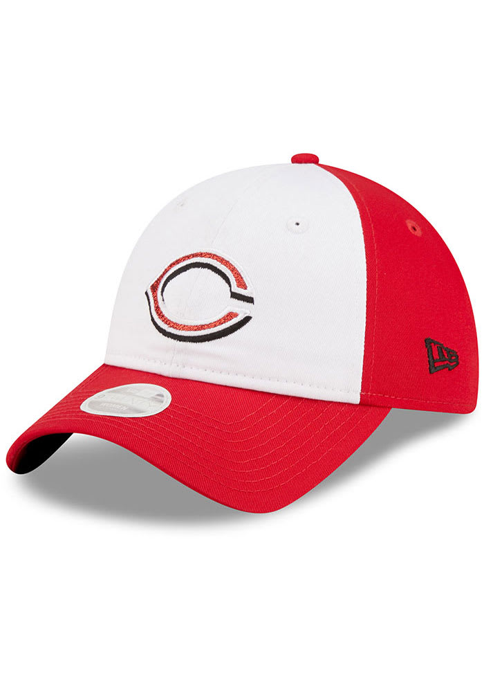 New Era Cincinnati Reds Red Womens Logo Glam 9TWENTY Womens Adjustable Hat