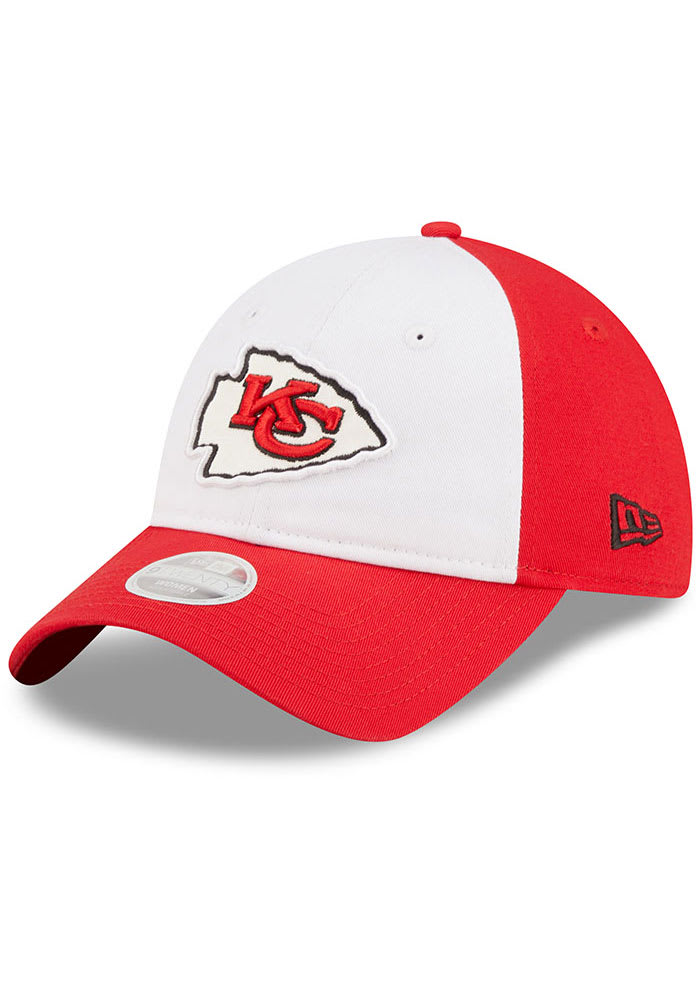 New Era Kansas City Chiefs Red Womens Logo Glam 9TWENTY Womens Adjustable Hat