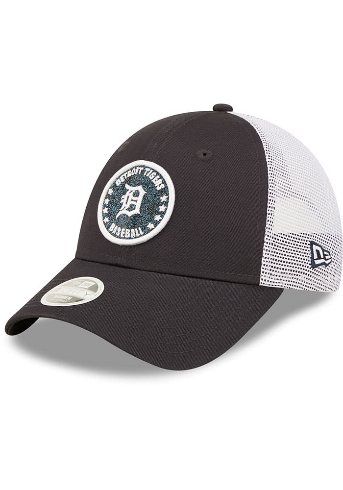 Detroit Tigers New Era Women's Glitter Glam Team 9FORTY Adjustable Hat -  Navy