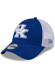 New Era Kentucky Wildcats Blue Evergreen Trucker JR 9FORTY Youth Adjustable Hat