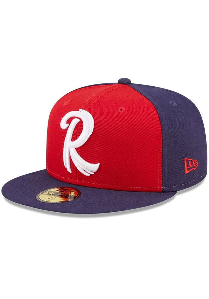 Reading Fightin Phils R-Phils Throwback Royal Train New Era Milb Royal  Blue/Red Bill 59FIFTY Fitted Hat