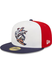 New Era Reading Fightin Phils Mens Red MiLB 2022 Authentic Collection Fitted Hat