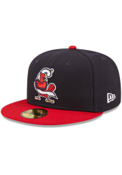 New Era Springfield Cardinals Mens Blue MiLB 2022 Authentic Collection Fitted Hat