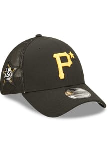 New Era Pittsburgh Pirates Mens Black 2022 All-Star Workout 39THIRTY Flex Hat