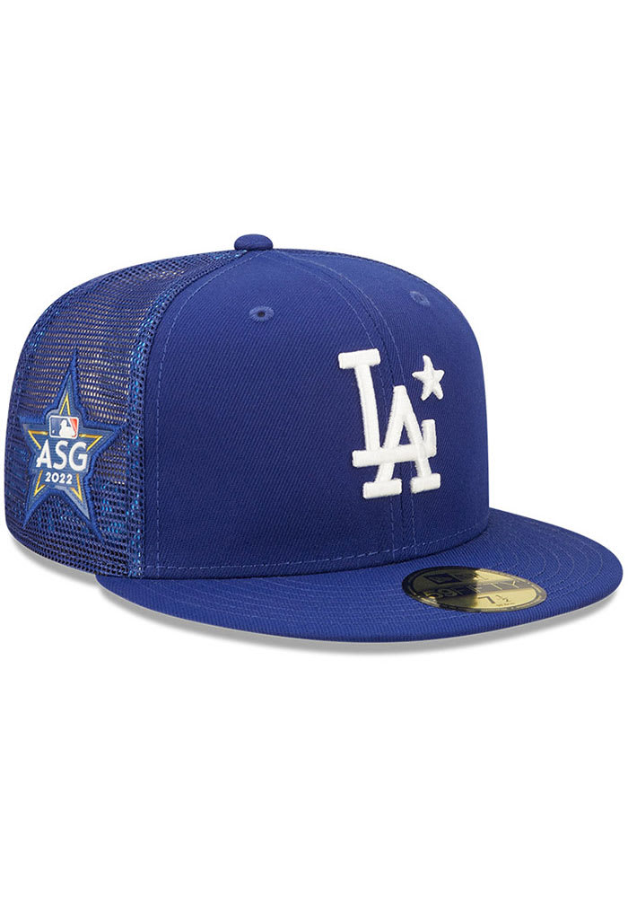 New Era Los Angeles Dodgers Mens Blue 2022 All-Star Workout 59FIFTY Fitted Hat