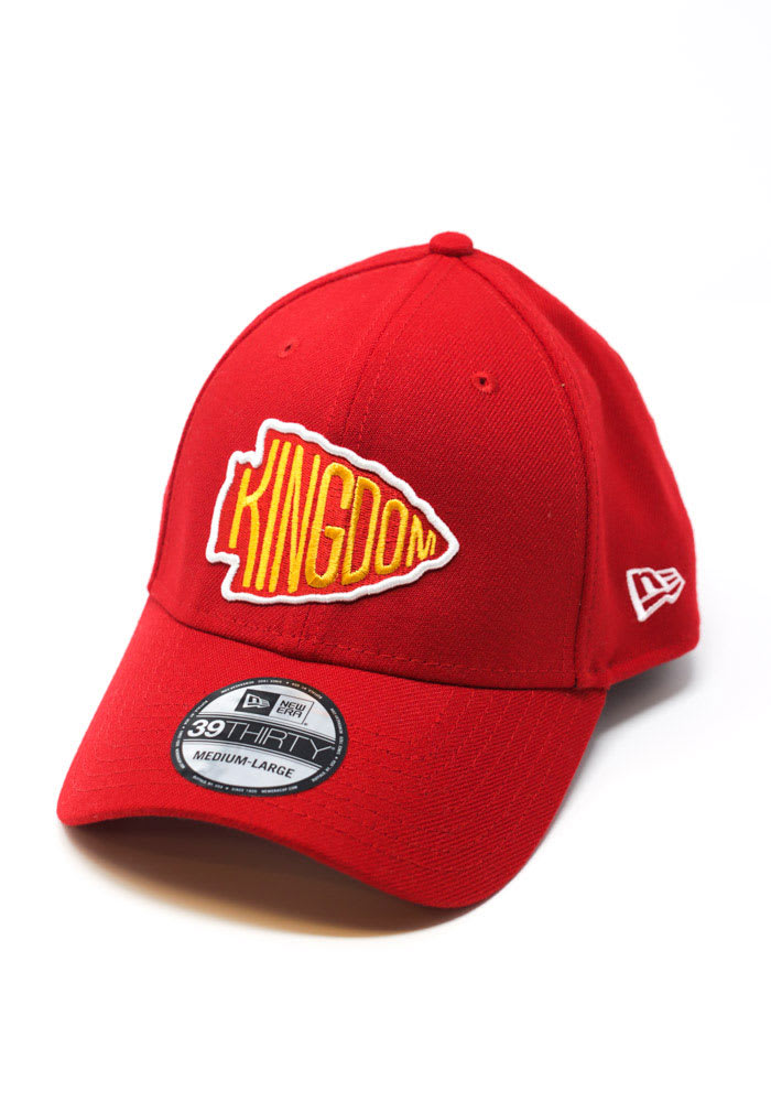 New Era Kansas City Chiefs Mens Red Team Classic 39THIRTY Flex Hat