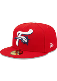 New Era Reading Fightin Phils Mens Red MiLB 2022 Authentic Collection Fitted Hat