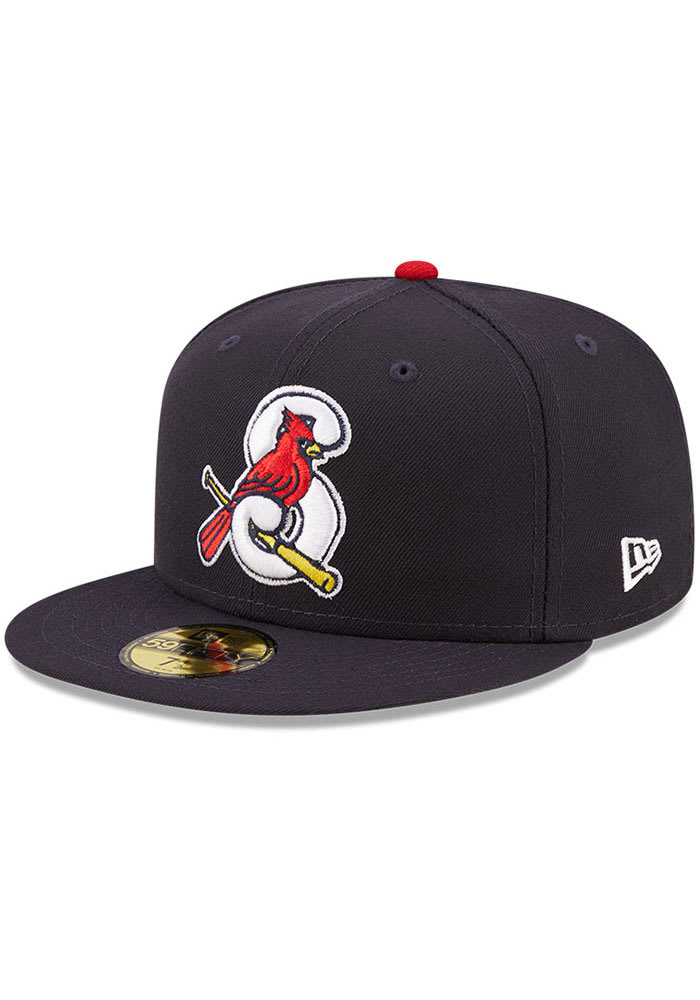 New Era Springfield Cardinals Mens Blue MiLB 2022 Authentic Collection Fitted Hat