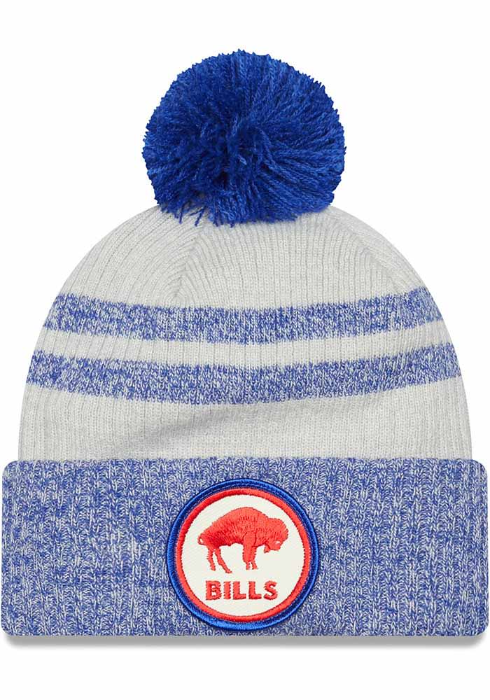 New Era Buffalo Bills Blue Retro 2022 Sideline Sport Mens Knit Hat