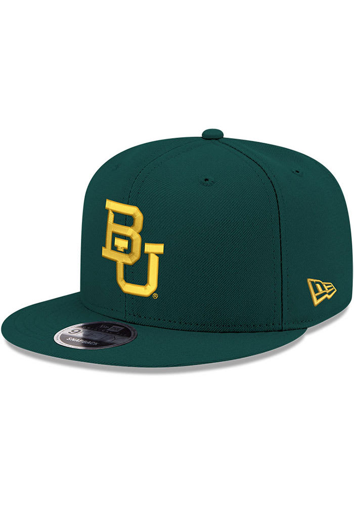 New Era Baylor Bears Green OF 9FIFTY Mens Snapback Hat