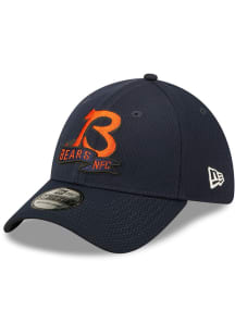 New Era Chicago Bears Mens Navy Blue 2022 Coaches 39THIRTY Flex Hat