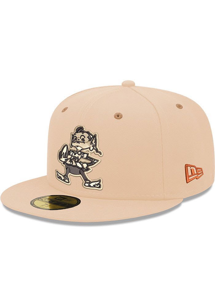 Cleveland Browns New Era Omaha Brownie The Elf Throwback 59FIFTY