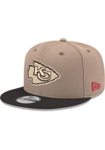 New Era Kansas City Chiefs Brown 2T 9FIFTY Mens Snapback Hat