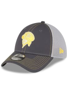 New Era Pittsburgh Pirates Mens Grey 2T Neo 39THIRTY Flex Hat