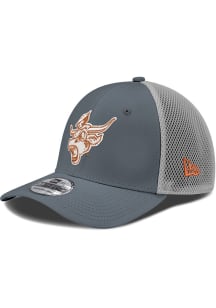 New Era Texas Longhorns Mens Grey 2T Neo 39THIRTY Flex Hat