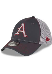 New Era Arkansas Razorbacks Mens Grey 2T Neo 39THIRTY Flex Hat